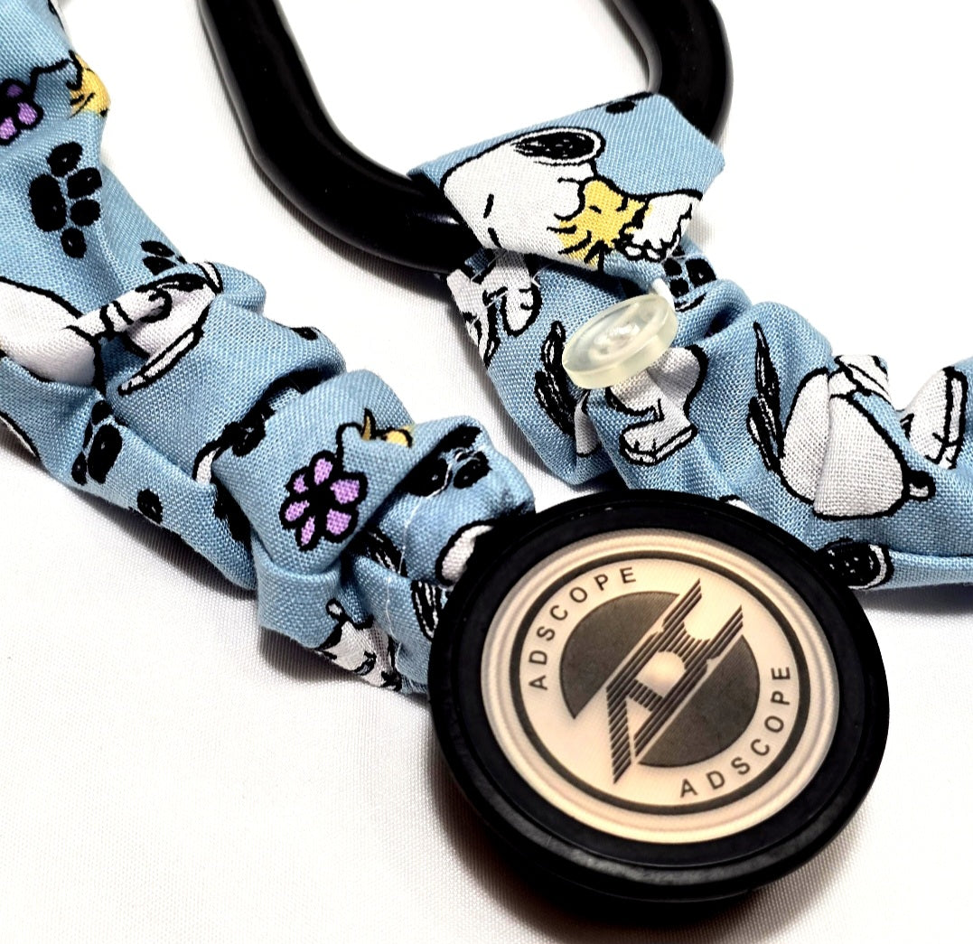 Handmade Snoopy Peanuts Stethoscope Sleeve - Cotton Accessory. Nurse's Doctor's RT'S gift