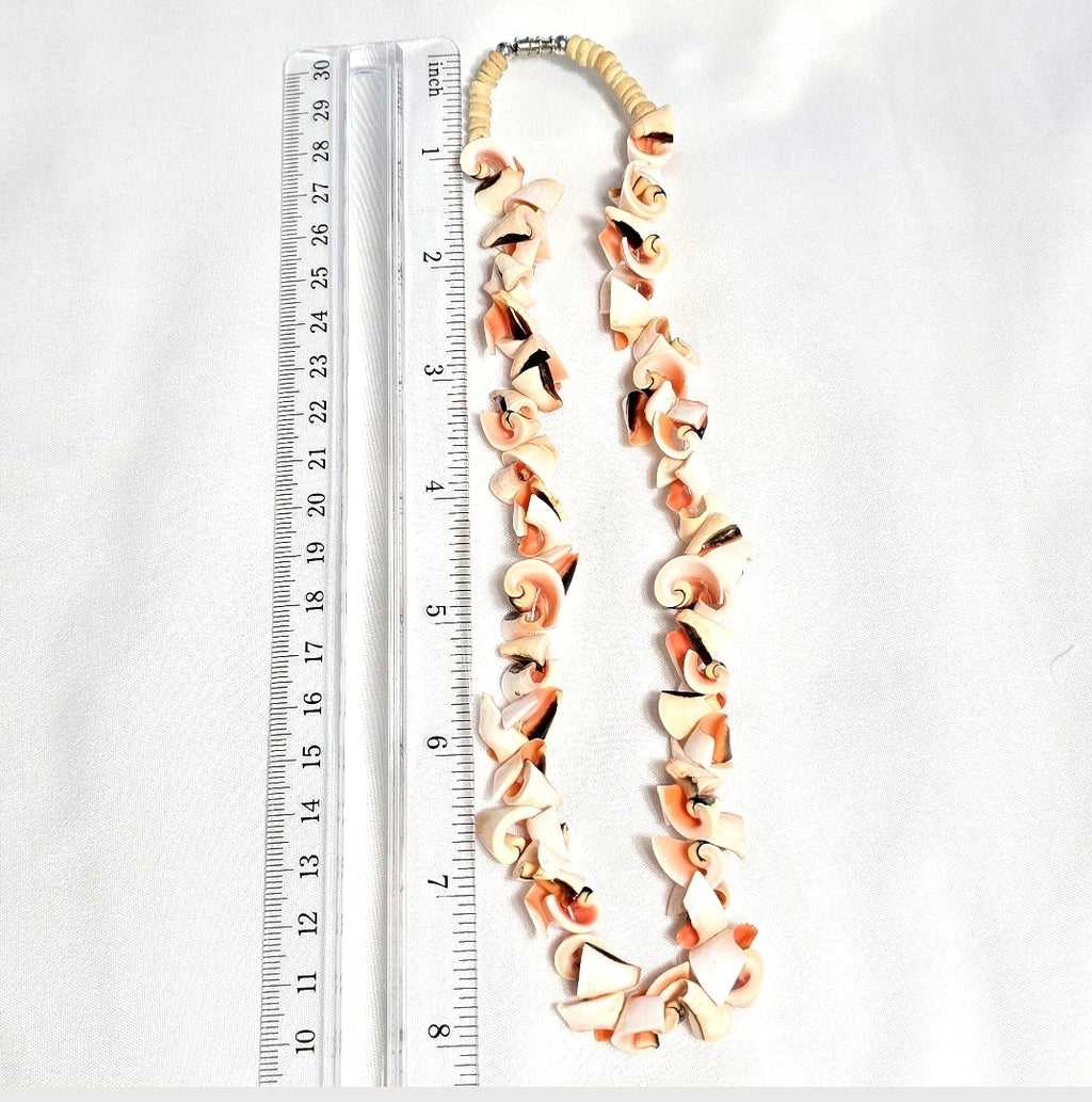 Beautiful Bohemian Beach Coastal Style Shell Beaded Necklace
