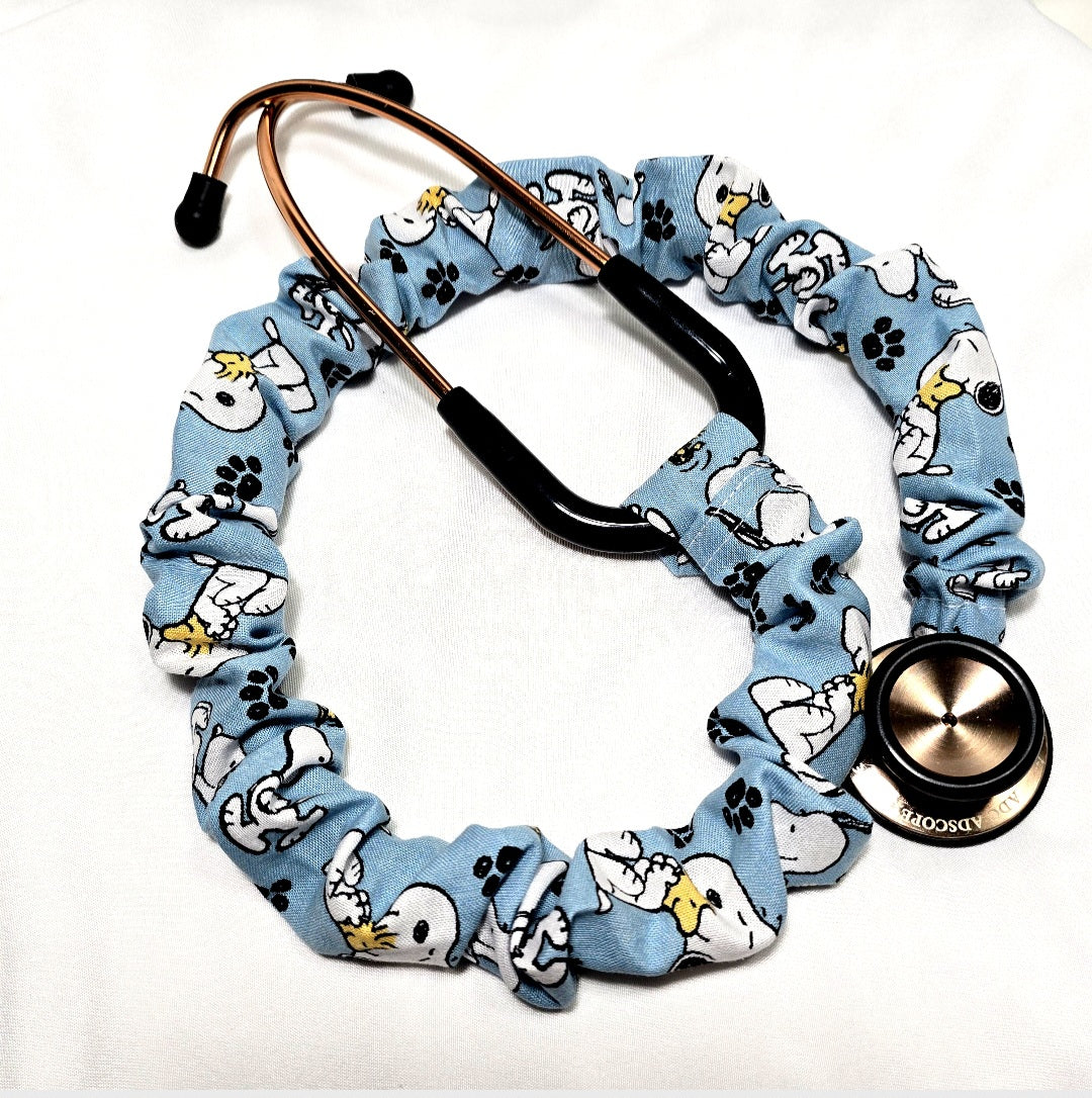 Handmade Snoopy Peanuts Stethoscope Sleeve - Cotton Accessory. Nurse's Doctor's RT'S gift