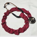 Handmade Plain Burgundy  Stethoscope Cover: Washable , Unisex. Doctor's,  RT's,  Nurse's Gift