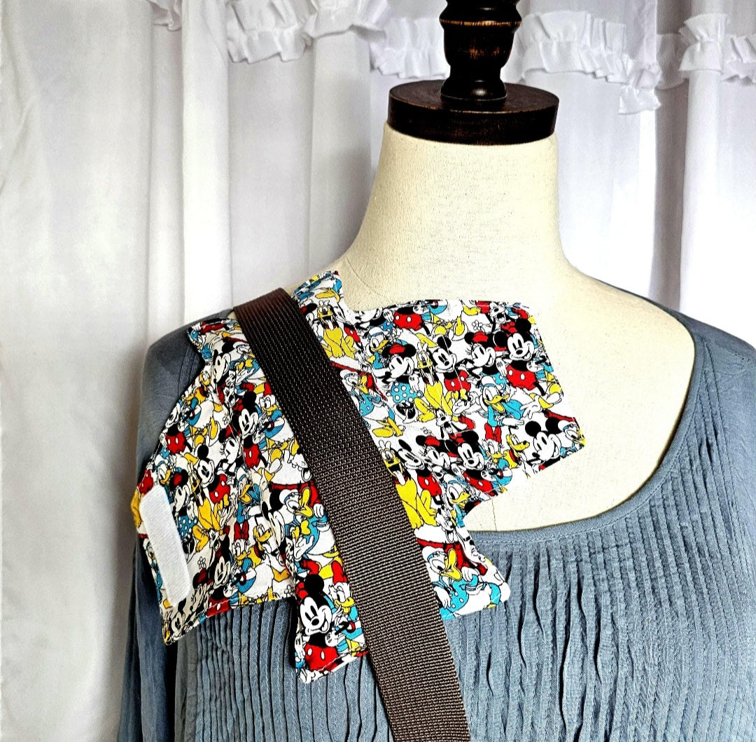 Disney Micky Mouse Cancer Patient's Chemo Port or Pacemaker Seat Belt Pillow