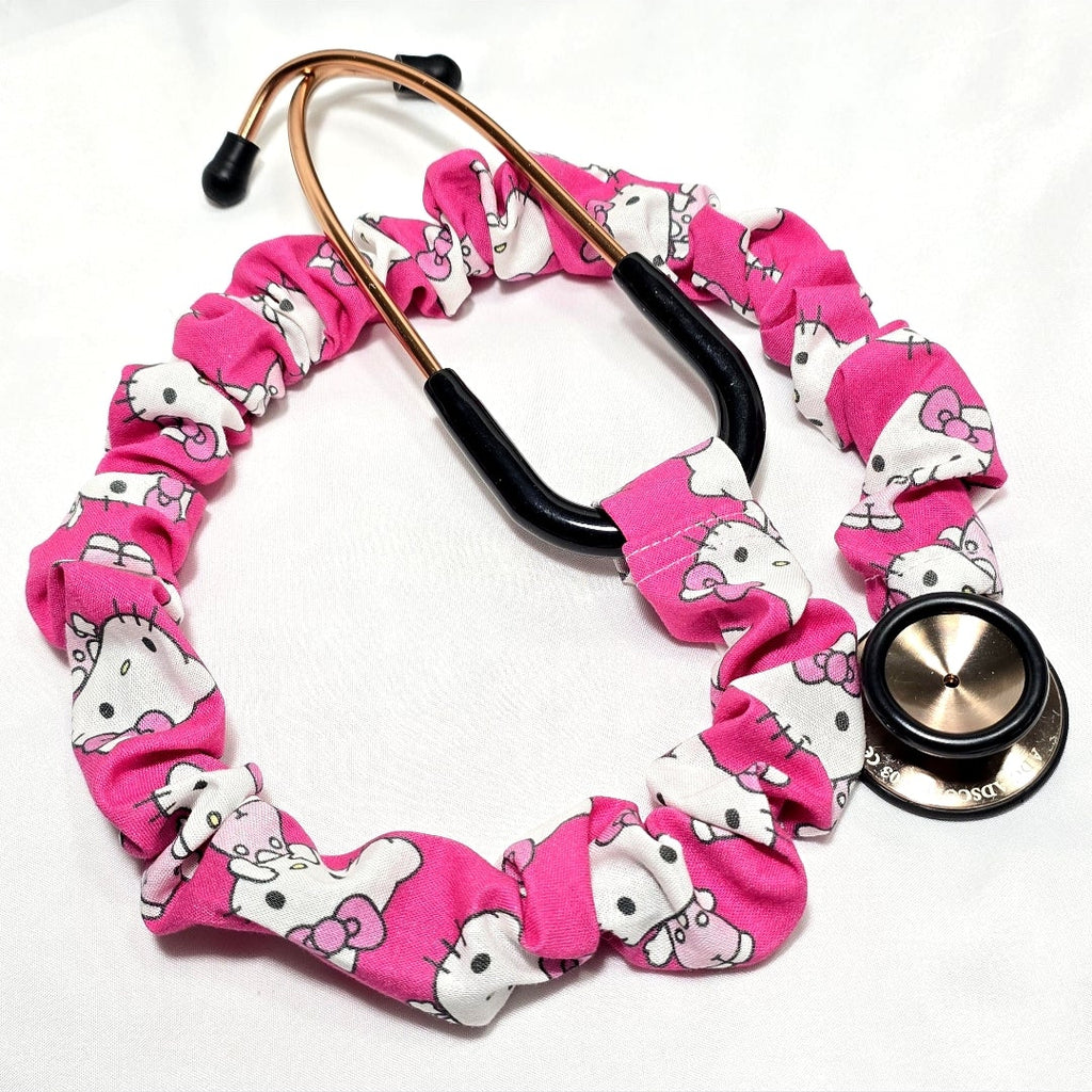 Handmade Cotton Hello Kitty Washable Stethoscope Sleeve Cover (Copy)