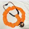 Handmade Vibrant Orange Cotton Stethoscope Cover – Washable Protective Sleeve for Nurses, Doctors & Nursing Students