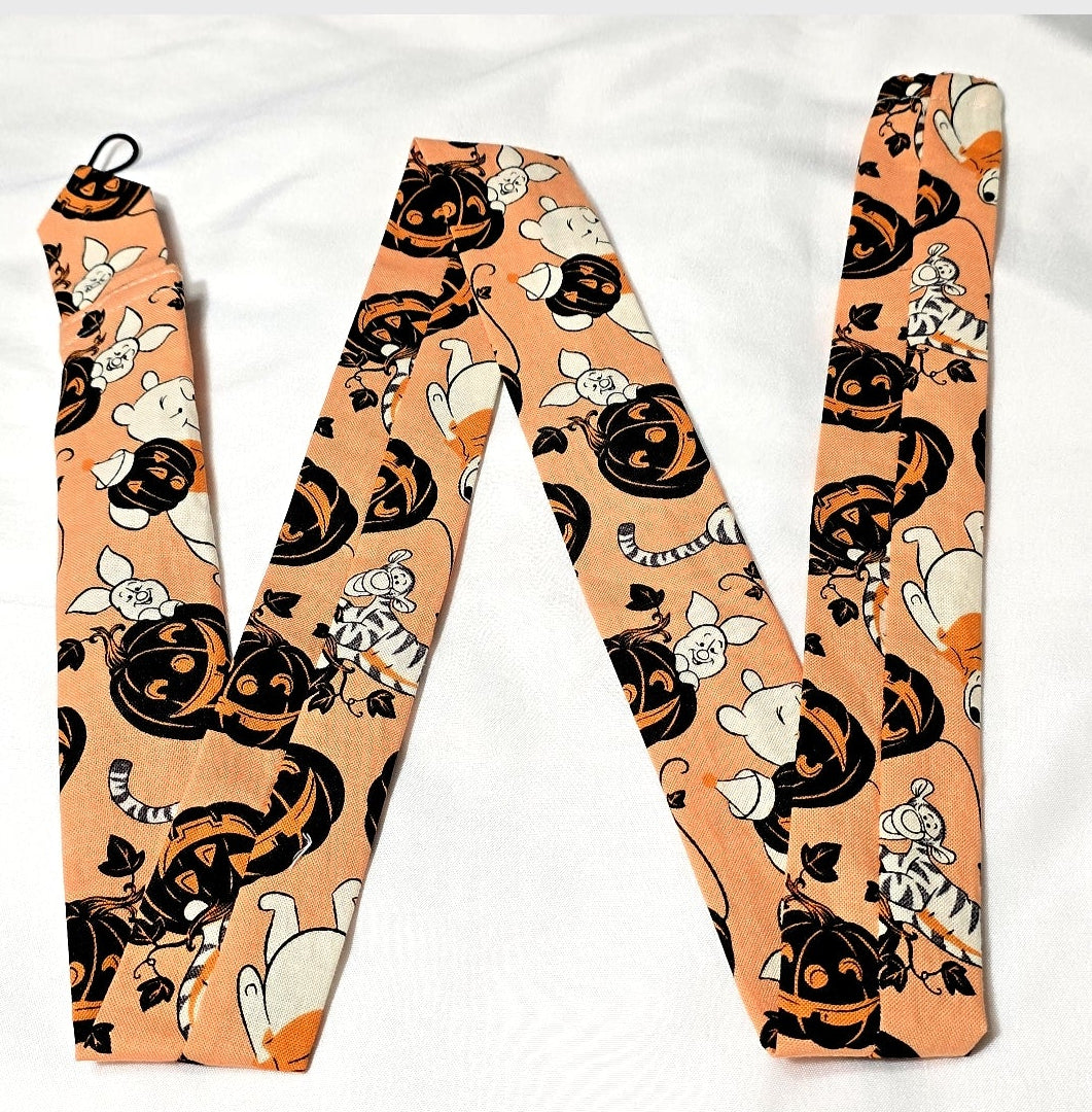 Winnie the Pooh Fall Pumpkin Stethoscope Sleeve Cover - Cotton Medical Accessory