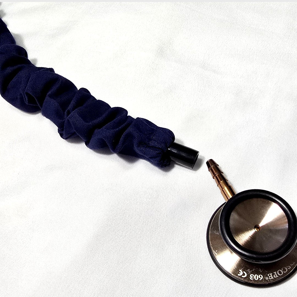 Handmade Plain Navy Blue Stethoscope Cover: Washable , Unisex. Doctor's,  RT's,  Nurse's Gift