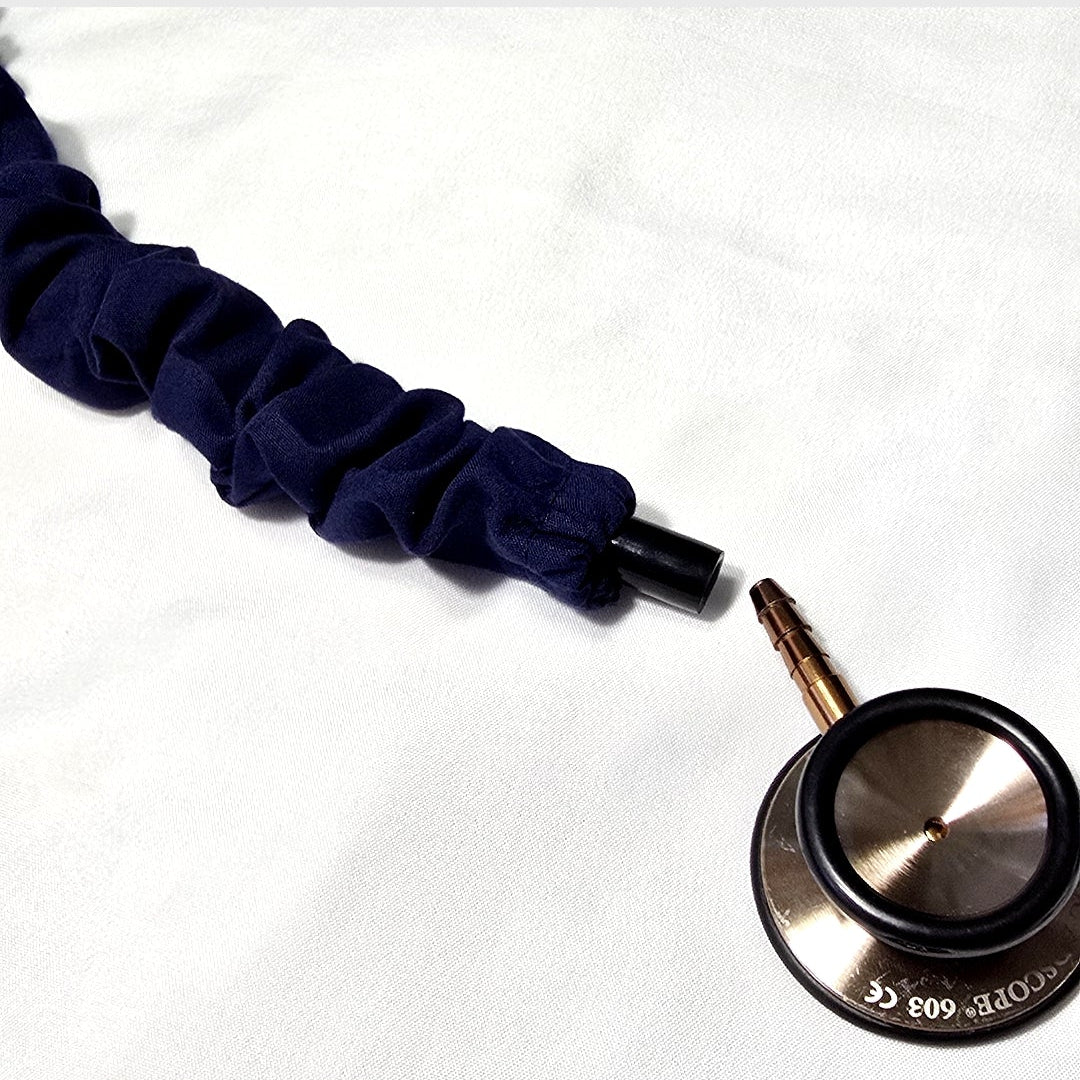 Handmade Plain Navy Blue Stethoscope Cover: Washable , Unisex. Doctor's,  RT's,  Nurse's Gift