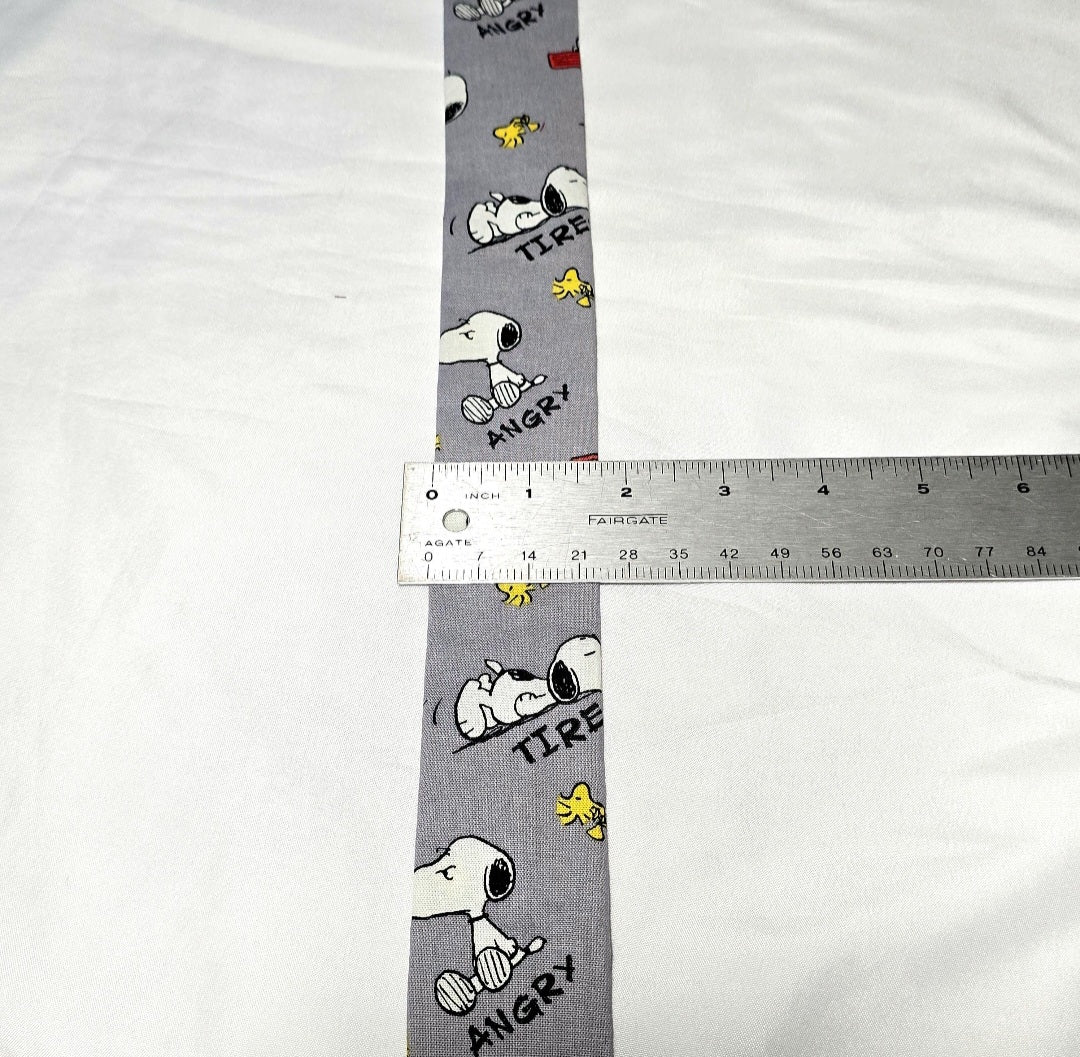 Handmade Gray Snoopy Peanuts Stethoscope Sleeve Cover- Cotton Accessory. Nurse's Doctor's RT'S gift