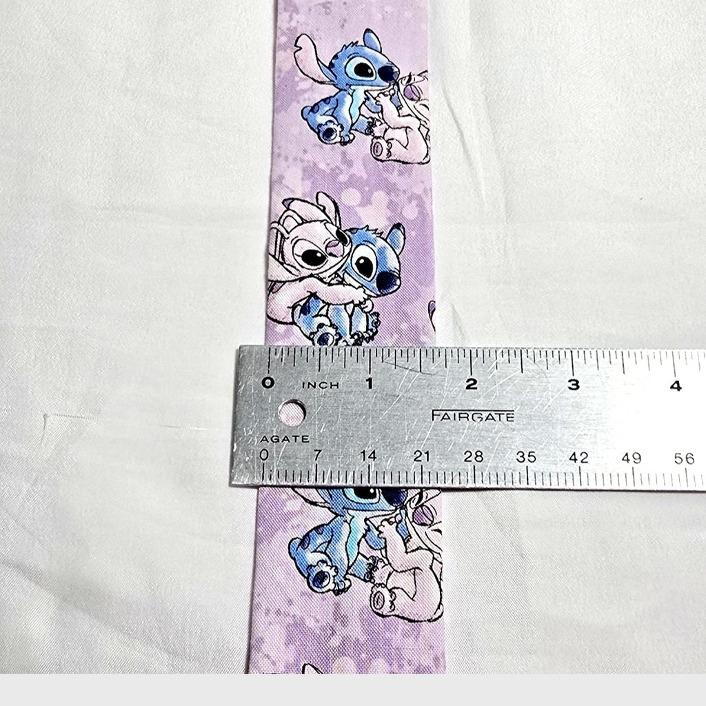 Handmade Pastel Lilac Lavander Stitch Print Stethoscope Cover - Cotton Accessory.  Gift for Nurses Doctors Students
