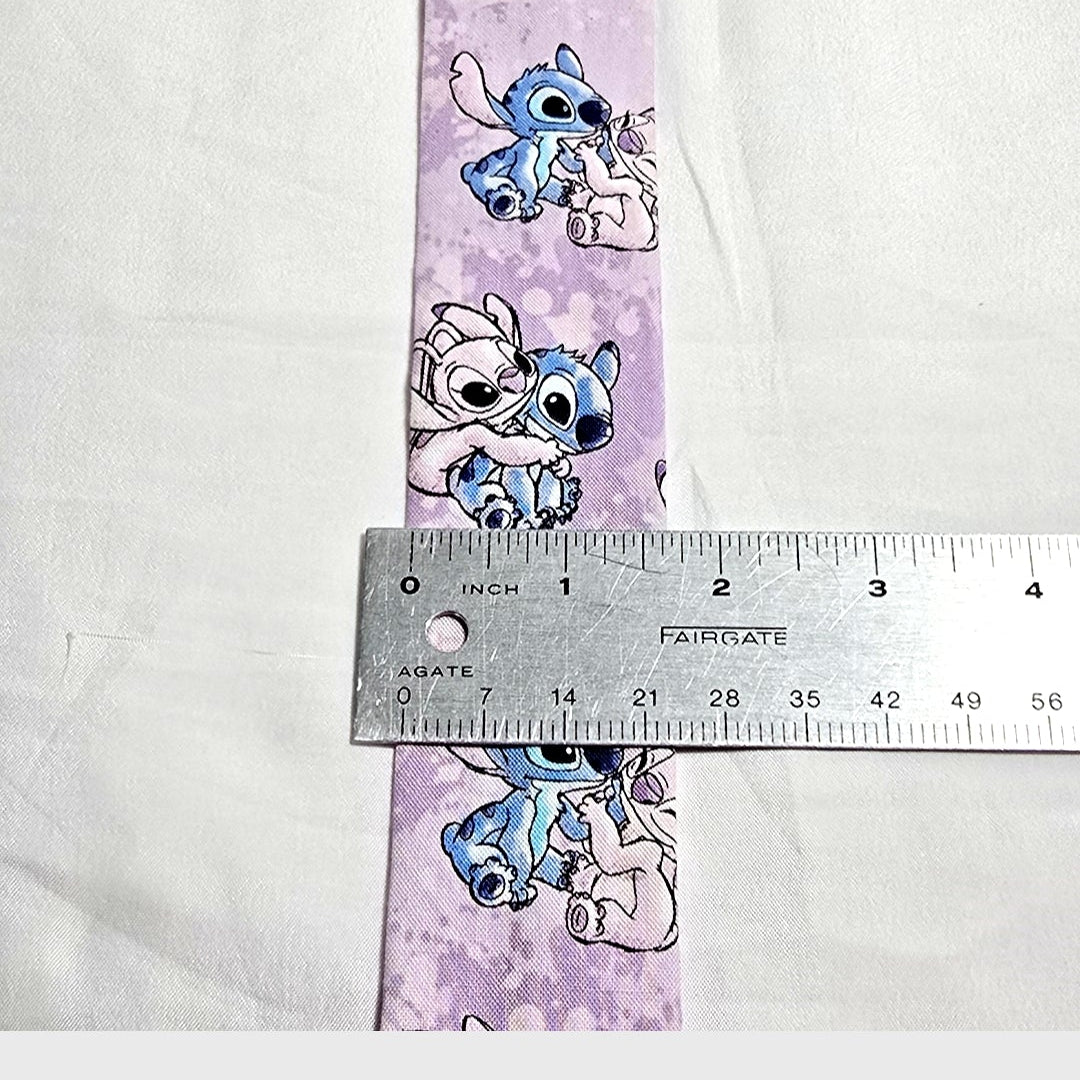 Handmade Pastel Lilac Lavander Stitch Print Stethoscope Cover - Cotton Accessory.  Gift for Nurses Doctors Students