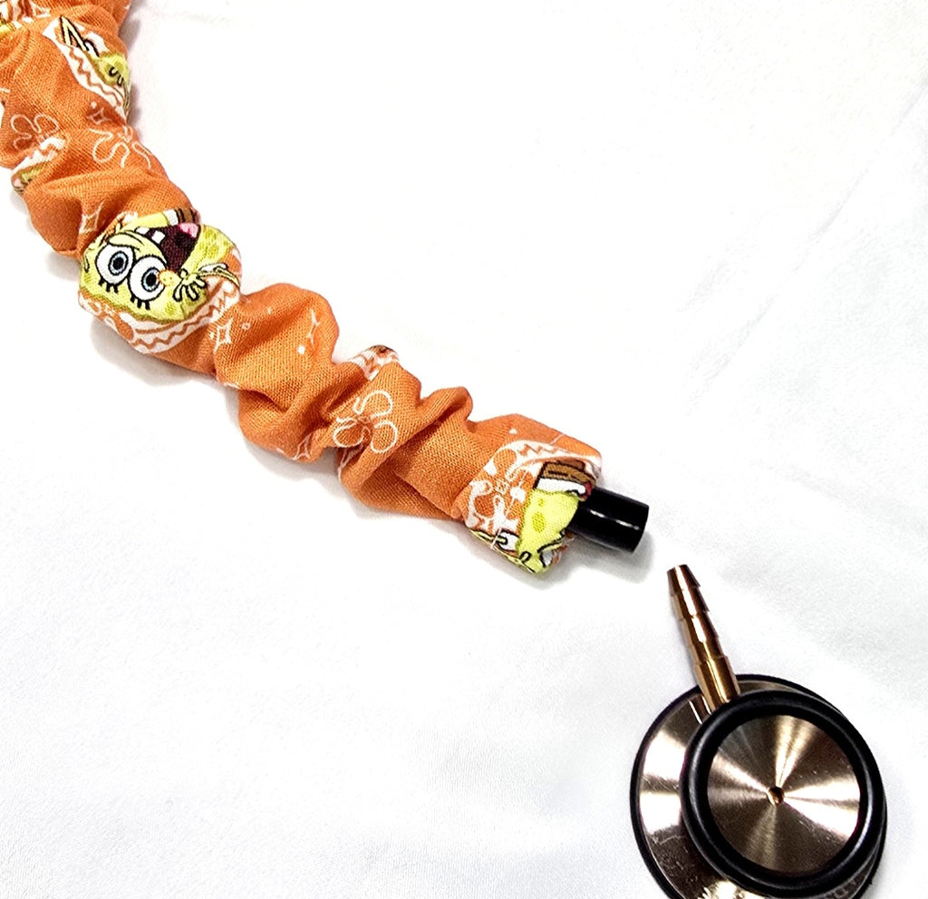 SpongeBob Orange Stethoscope   Cotton Cover : Nurse's Doctor's Gift Idea