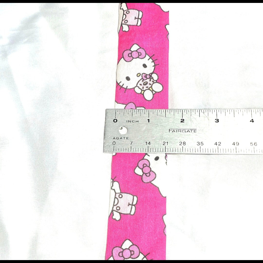 Handmade Pink Cotton Hello Kitty Washable Stethoscope Sleeve Cover. Doctor's,  RT's,  Nurse's Gift