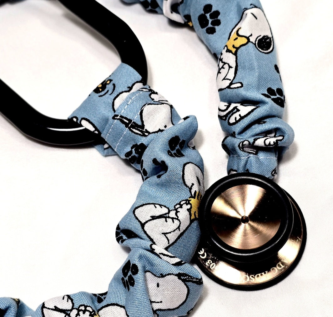 Handmade Snoopy Peanuts Stethoscope Sleeve - Cotton Accessory. Nurse's Doctor's RT'S gift