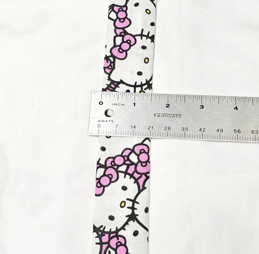 Handmade Cotton Hello Kitty  Washable Stethoscope Sleeve Cover. Doctor's,  RT's,  Nurse's Gift