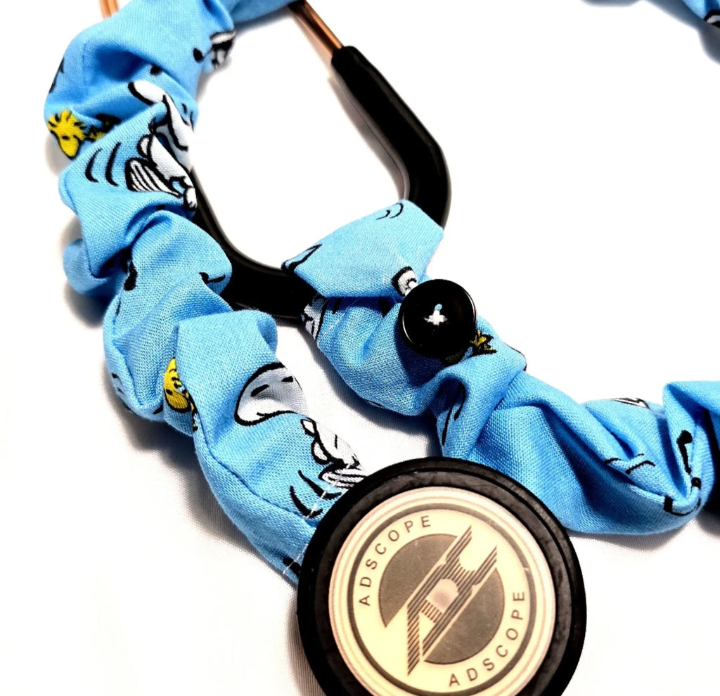 Handmade Blue Snoopy Peanuts Stethoscope Sleeve Cover - Nurse's Doctor's Gift