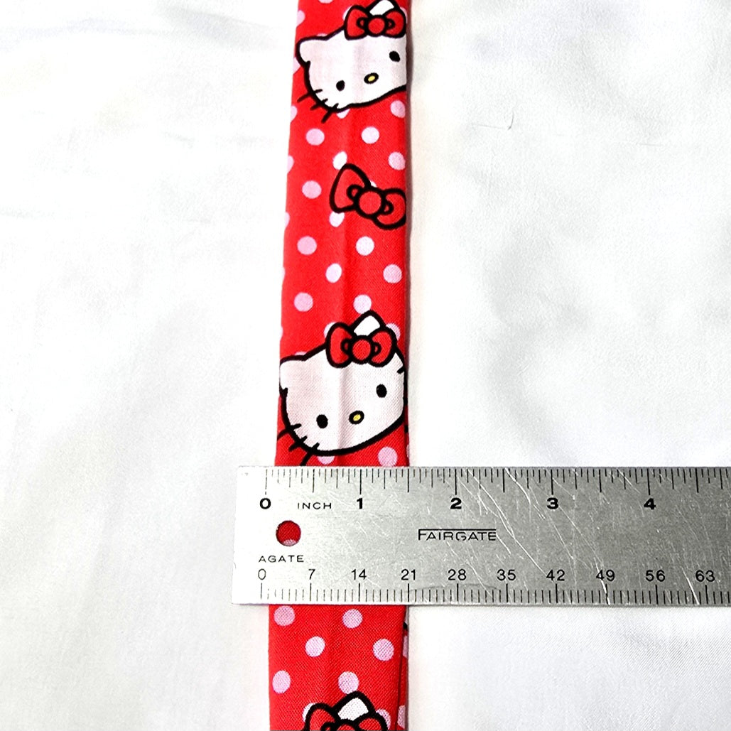 Handmade Red Cotton Hello Kitty Washable Stethoscope Sleeve Cover. Nurse's , Doctor's,  Rat's Gift Idea