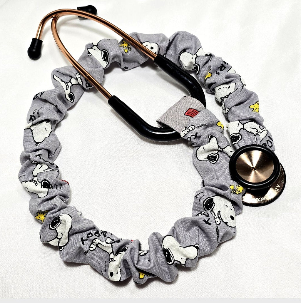 Handmade Snoopy Peanuts Stethoscope Sleeve - Cotton Accessory. Nurse's Doctor's RT'S gift