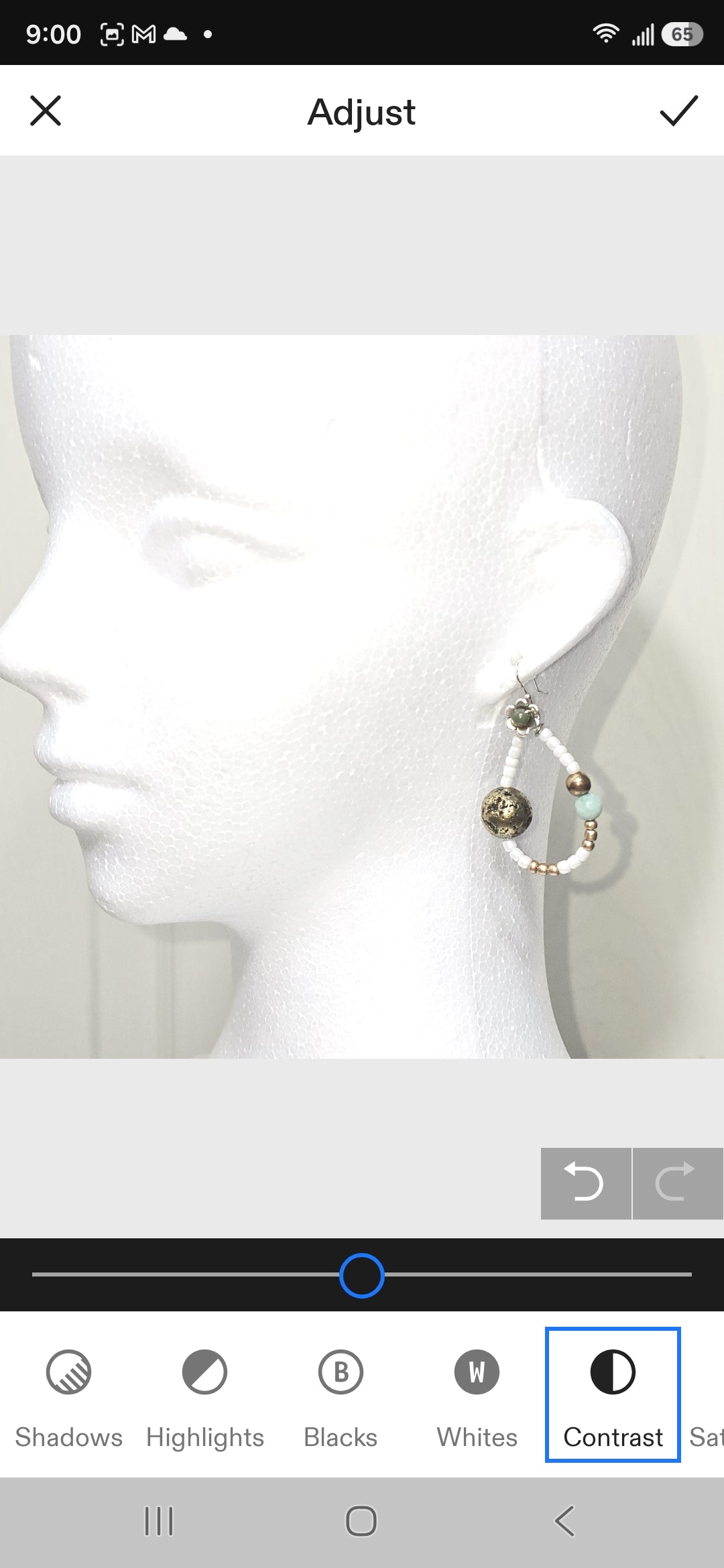Bohemian Earthy Beaded Hoop Earrings with African Turquoise