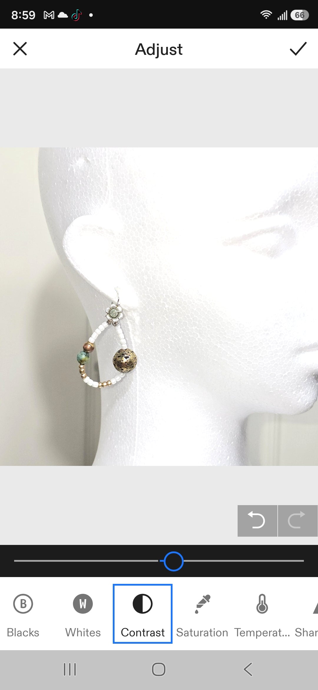 Bohemian Earthy Beaded Hoop Earrings with African Turquoise