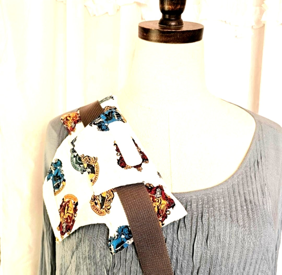 Handmade Harry Potter Hogwarts Cancer Patient's Seat Belt Chemo Port Pillow or Pacemaker Pillow