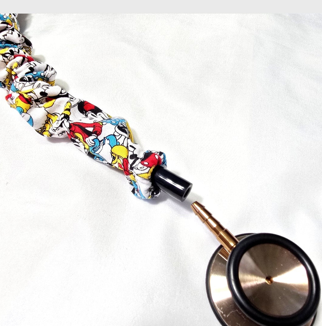 Handmade Disney Mickey Mouse Protective Stethoscope Cover, Cotton. Doctor's, RT's, Nurse's Gift